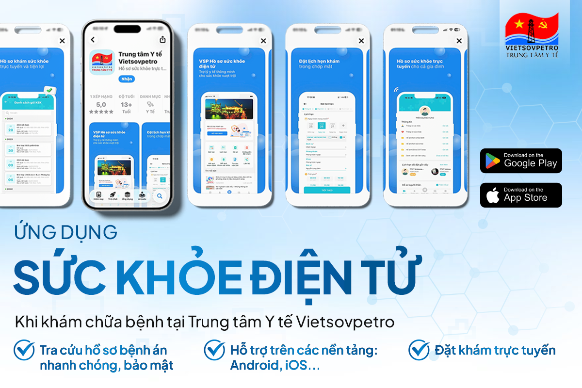 Ứng Dụng Sức Khỏe Điện Tử Tại TTYT Vietsovpetro