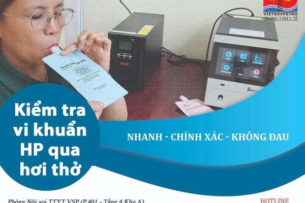 KIỂM TRA VI KHUẨN H.P QUA HƠI THỞ