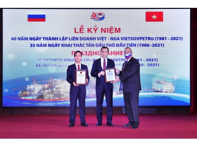 Lễ Kỷ Niệm 40 Năm Ngày Thành Lập Liên Doanh Việt - Nga